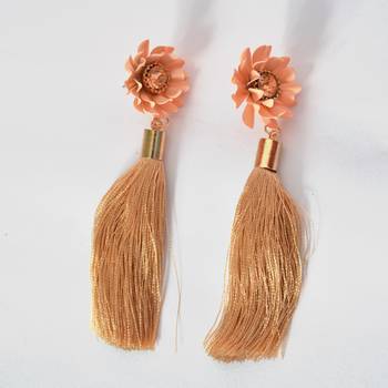 Stylish Thread Tassel Earring For Women And Girls 2