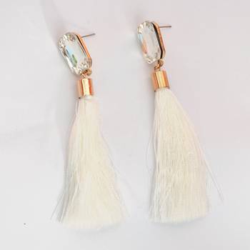 Stylish Thread Tassel Earring For Women And Girls 1