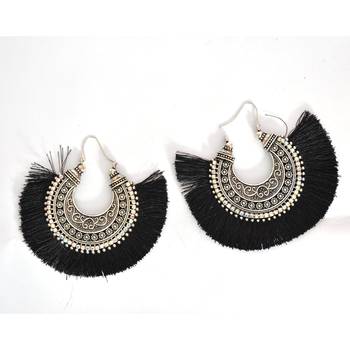 Stylish Thread Tassel Earring For Women And Girls 1