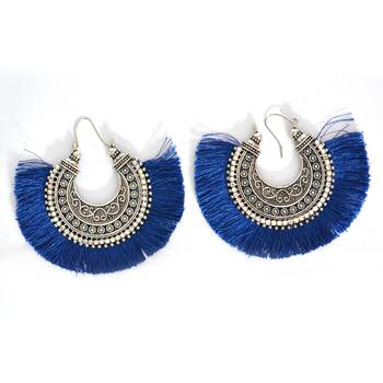 Stylish Thread Tassel Earring For Women And Girls 1