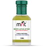 10ml MNT White Lotus Attar For Unisex, Long Lasting & Alcohol Free