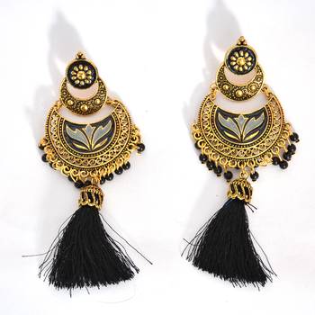 Stylish Thread Tassel Earring For Women And Girls 1