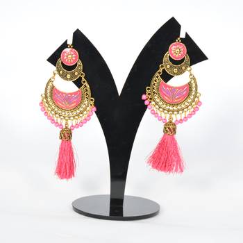 Stylish Thread Tassel Earring For Women And Girls 2