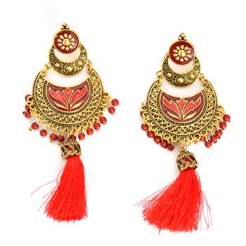 Stylish Thread Tassel Earring For Women And Girls 1