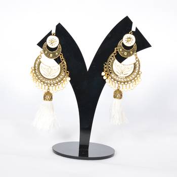 Stylish Thread Tassel Earring For Women And Girls 2
