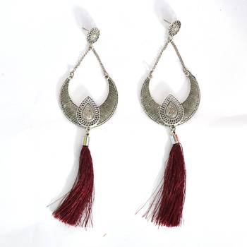 Stylish Thread Tassel Earring For Women And Girls 1