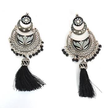 Stylish Thread Tassel Earring For Women And Girls 1