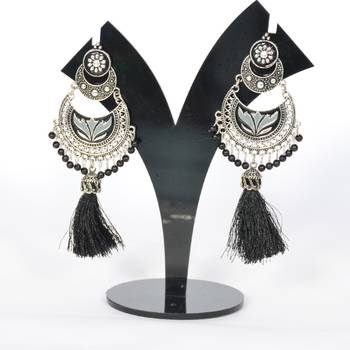 Stylish Thread Tassel Earring For Women And Girls 2