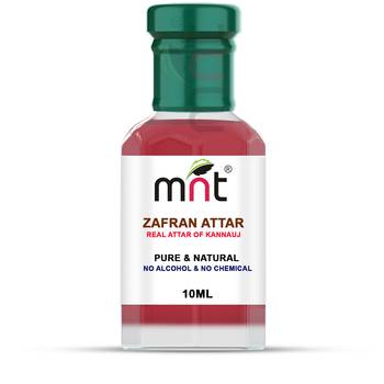10ml MNT Zafran (Saffron) Attar For Unisex, Long Lasting & Alcohol Free 1
