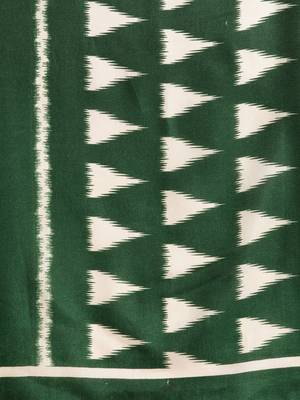Brown woven linen saree with blouse 4