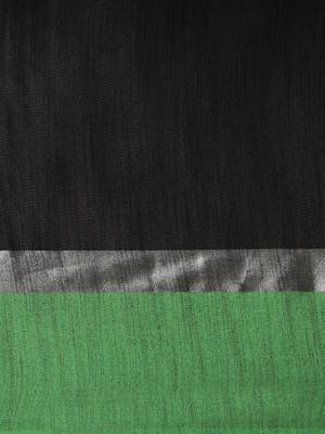 Black woven linen saree with blouse 3