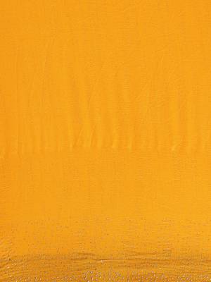 Yellow woven silk blend saree with blouse 3
