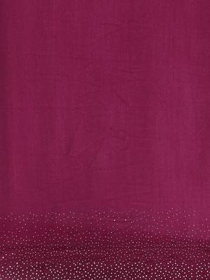 Wine woven silk blend saree with blouse 3