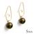 Large Mughal  Enamelwork bead Earrings