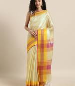 Green woven tissue saree with blouse