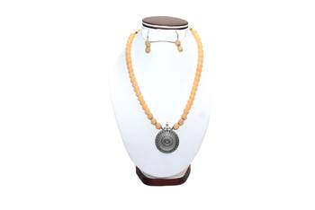 Bronze Pearl Necklace Sets 1
