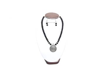 Black Pearl Necklace Sets 1