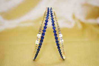 18k Gold Plated American Diamond Bangles  2