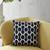INDIANCRAFT Decorative Polyester Throw Pillow Cases,Durable Canvas Outdoor Cushion Covers 16 X 16 Inch,(Set of 6)-Black