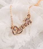 Pink cubic zirconia pendants