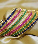 Gold bangles-and-bracelets