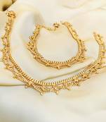 Gold anklets