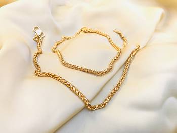 Gold anklets 3