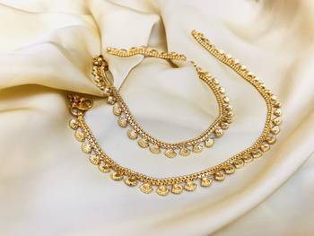 Gold anklets 3