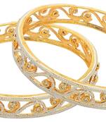 Gold bangles-and-bracelets