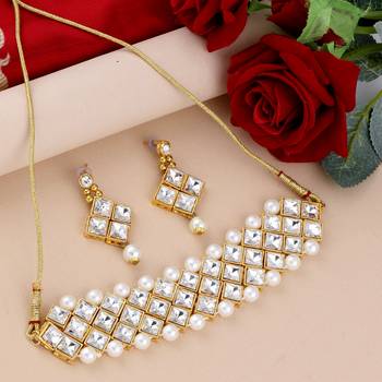 Exclusive Traditional Choker Necklace Set For Women And Girls 2