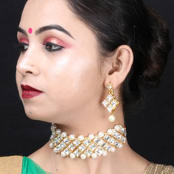 Exclusive Traditional Choker Necklace Set For Women And Girls 3