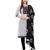 Women's White & Black Checks Cotton Unstitch Dress Material With Dupatta
