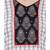 Women's White & Black Checks Cotton Unstitch Dress Material With Dupatta