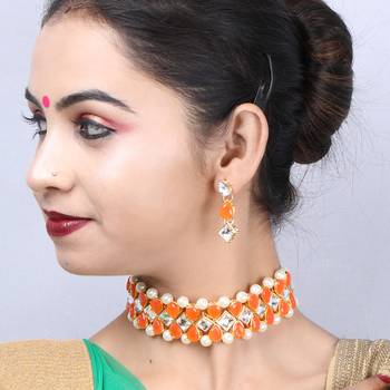 Stylish Delicate Party Wear Choker Set For Women Girl 3