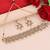 Gold Plated Exclusive Grey Stone Choker Set For Girls And Women