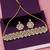 Gold Plated Exclusive Grey Stone Choker Set For Girls And Women