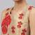 Gold embroidered Art Silk padded readymade blouse