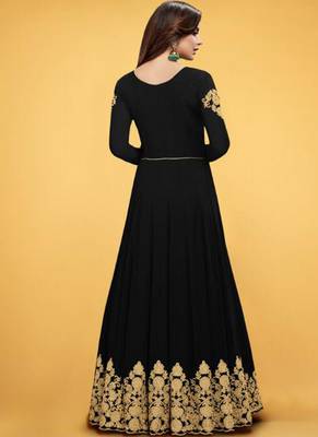 Purple Georgette Anarkali Salwar Kameez 2