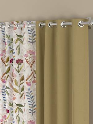 ROSARA HOME Sumo Matty Voile Pack of 4 Door Curtains 2