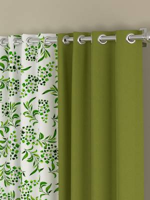 ROSARA HOME Sumo Matty  Pack of 4 Door Curtains 2