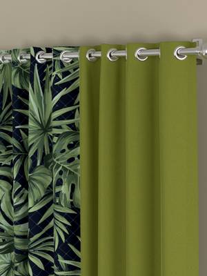 ROSARA HOME Sumo Matty  Pack of 4 Door Curtains 2