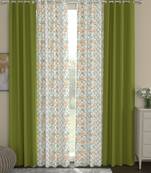 ROSARA HOME Sumo Matty  Pack of 4 Door Curtains