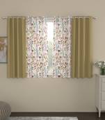 ROSARA HOME Sumo Matty Voile Pack of 4 Window Curtains