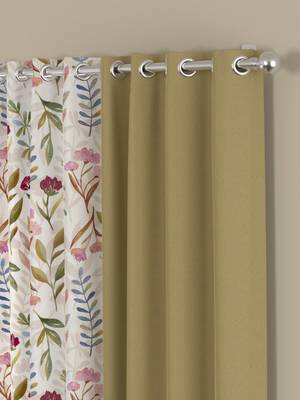 ROSARA HOME Sumo Matty Voile Pack of 4 Window Curtains 2