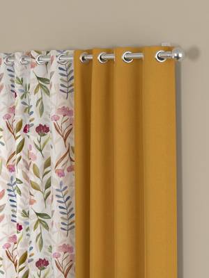 ROSARA HOME Sumo Matty Voile Pack of 4 Window Curtains 2