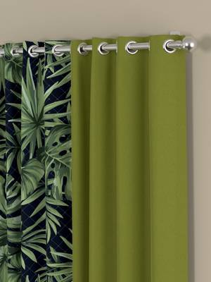 ROSARA HOME Sumo Matty  Pack of 4 Window Curtains 2