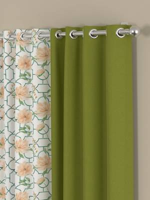 ROSARA HOME Sumo Matty  Pack of 4 Window Curtains 2