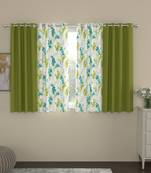 ROSARA HOME Sumo Matty  Pack of 4 Window Curtains