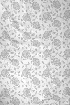 ROSARA HOME Erba Belle Pack of 4 Window Curtains