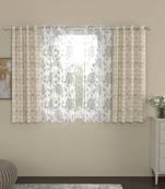 ROSARA HOME Reggio Belle Pack of 4 Window Curtains